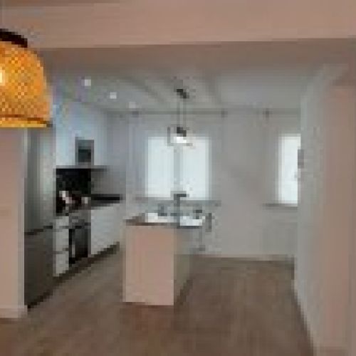 cocina con lamparas iv