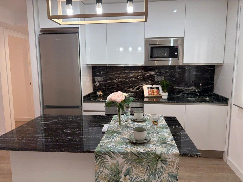 cocina con lamparas ii