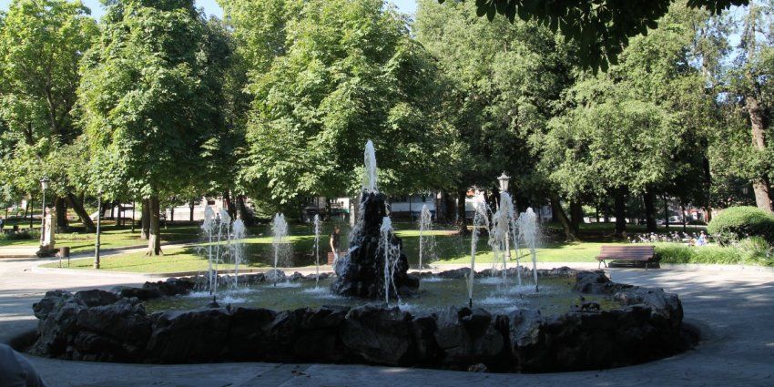 fuente parque san francisco oviedo